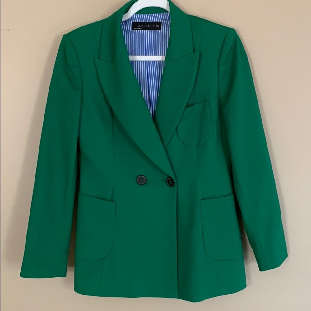 Zara Green Blazer